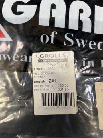 1330299-4 Rain pants Garda of Sweden, size XXL