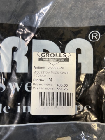 1330301-4 Rain pants Garda of Sweden, size M