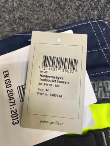 1329685-5 Craftsman trousers Björnkläder 244011569, size 44