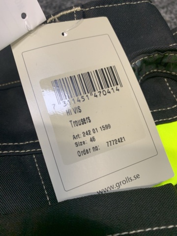 1329696-5 High-visibility trousers Björnkläder 242011599, size 46