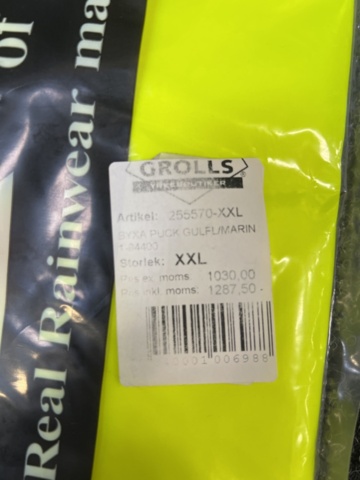 1330269-4 Rain pants Garda of Sweden, size XXL