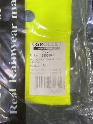 1330272-4 Rain jacket Garda of Sweden, size M