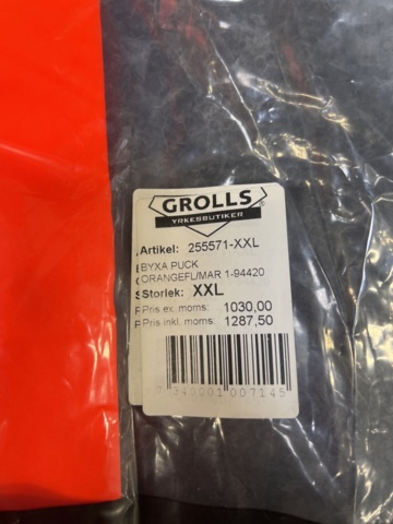 1330288-4 Rain pants Garda of Sweden, size XXL