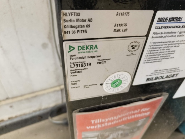 1289433-20 Fordonslyft Consul H410 3500-Kg