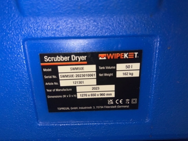 1243932-10 Scrubbing machine Wipeket SWM50E -2023