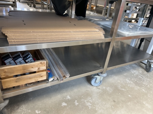 1286620-6 Rostfria vagnar 3 st