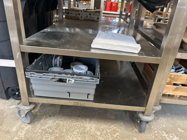 1286620-7 Rostfria vagnar 3 st