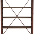 1332472-1 Industrial bookcase in metal / wood