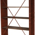 1332472-2 Industrial bookcase in metal / wood