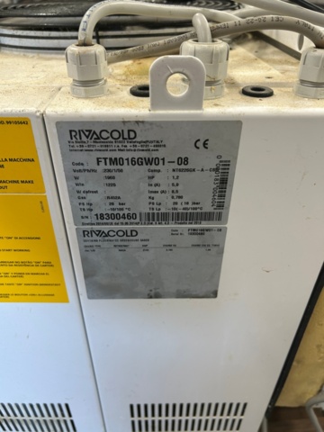 1287071-8 Cooling unit - Rivacold FTM016GW01-08 -2018