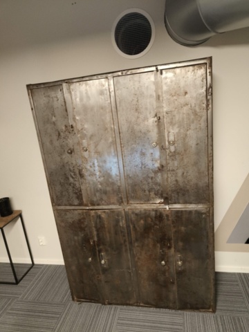 1289488-3 Sheet metal storage cabinet