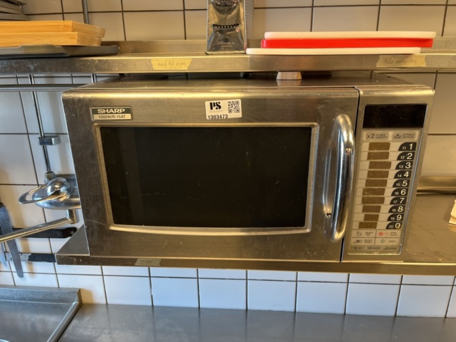 1303473-2 Restaurant micro, Sharp 1000W/R-15AT