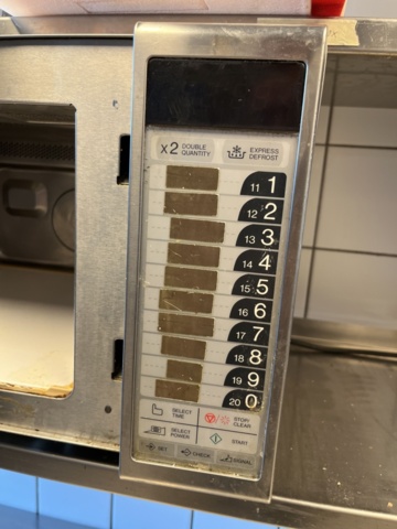 1303473-5 Restaurant micro, Sharp 1000W/R-15AT