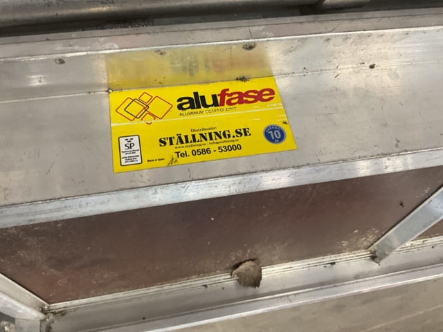 1198252-10 Byggställning  Alufase