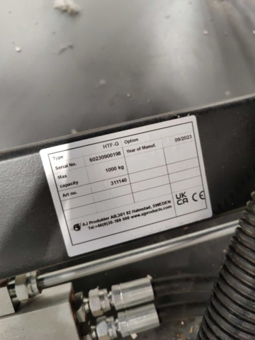 1333731-17 Lift table Aj Products HTF-G 1000 kg