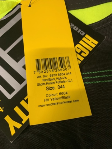 1334729-3 Work shorts Snickers Workwear 6933 FlexiWork, Size C44