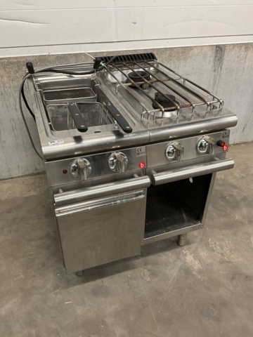 1198288-2 Gas stove and pasta cooker