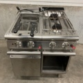 1198288-3 Gas stove and pasta cooker
