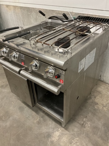 1198288-9 Gas stove and pasta cooker