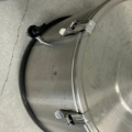 1335138-4 Stainless steel cisterns with tap, 4 pcs, 3 sizes