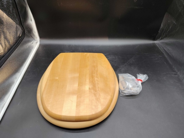 1335611-1 Toilet seat, 2 pcs, Duo bath, wood