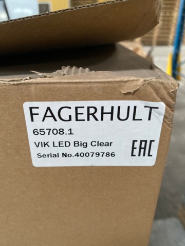 1329811-3 LED luminaires 10 pcs - Fagerhult VIK LED Small / Big Clear