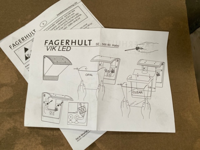 1329811-6 LED luminaires 10 pcs - Fagerhult VIK LED Small / Big Clear