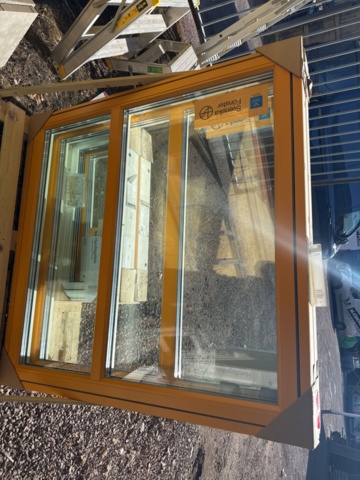 Window Wood/Aluminum turn -3-glass 14x14 1 pc NEW - PS Auction - We ...