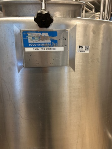 1290006-2 Mejeritank dubbelmantlad 1000L med omrörare. - LTA