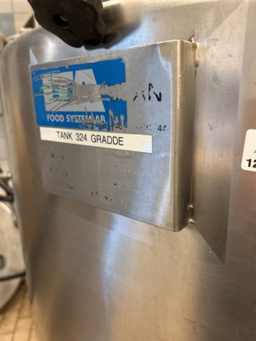 1290006-6 Mejeritank dubbelmantlad 1000L med omrörare. - LTA