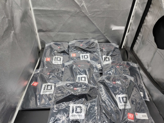 1334521-1 Shirt, 8 pcs, ID Identity, black, size Medium