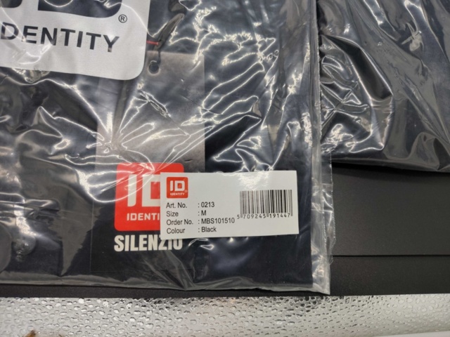 1334521-2 Shirt, 8 pcs, ID Identity, black, size Medium