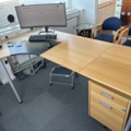 1286645-8 Office workstation - Desk, office chair, bookshelf, and more