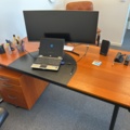 1286647-5 Office workstation - Desk, office chair, bookshelf, and more