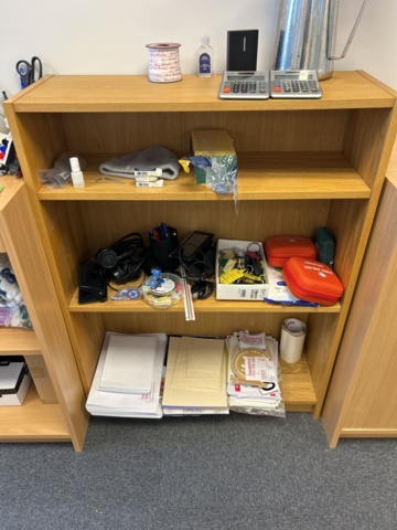 1286648-3 Office storage with contents, etc.