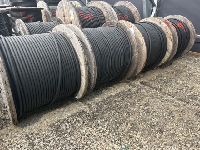 1268115-1 Kabelrullar 4st med elkabel  (2000 meter totalt) - Reka AXQJ 4x50/16