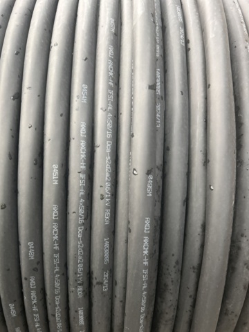 1268115-7 Kabelrullar 4st med elkabel  (2000 meter totalt) - Reka AXQJ 4x50/16