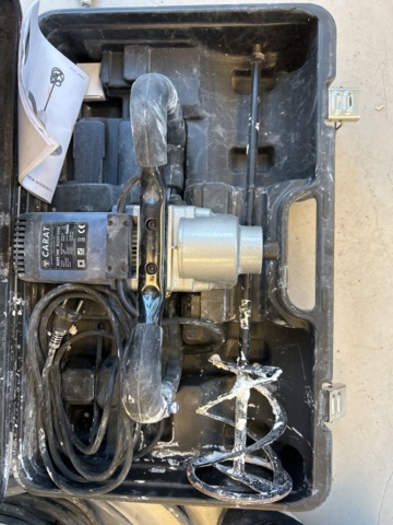 1332513-14 Various construction accessories - Electrical cables, fan heaters, mixers, and more