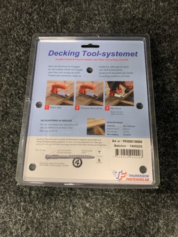 1339071-3 Trall jig & Bits for "Decking tool 70 mm"