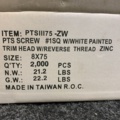1339238-3 About 2,000 pieces Strip/feed screw 8x75mm