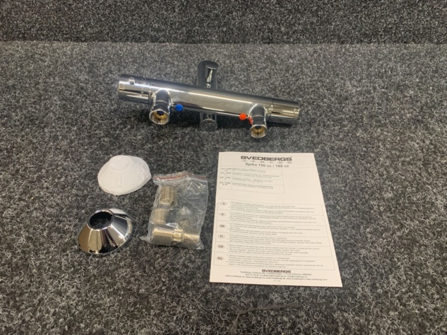 1336735-4 Bathtub mixer Svedbergs Spika, Chrome