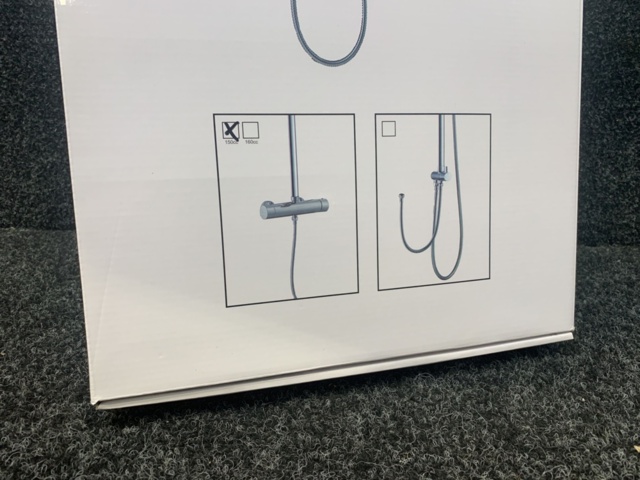 1336821-3 Ceiling shower set & mixer Svedbergs Ellisse 96150T