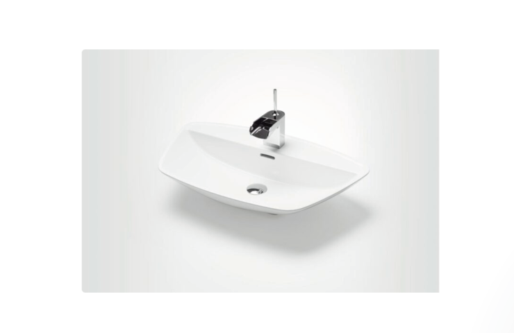 1337217-1 Freestanding washbasin Svedbergs Gotland 8077, white