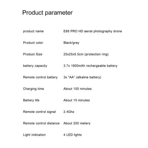 1339531-19 Drone, 2 pcs, 4K, dual camera, app - Shipping included