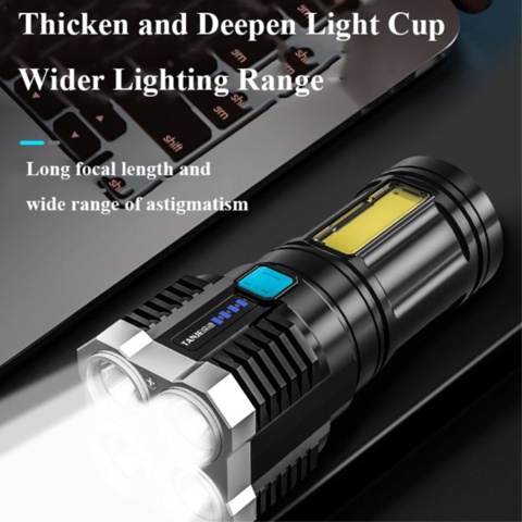 1339563-4 3 flashlights, LED - Shipping included