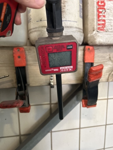 1289981-11 Hose reel for oil and compressed air and oil gauge Piusi