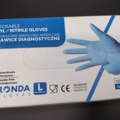 1339787-3 Disposable gloves, 20 pcs 100-pack, Nitrile/Vinyl, Powder-free, L