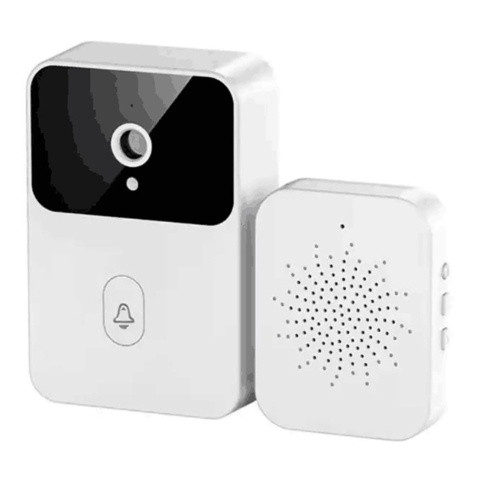 1339804-1 Video doorbell, 2 pcs, wireless with long battery life and cloud storage