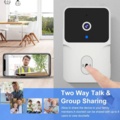 1339804-5 Video doorbell, 2 pcs, wireless with long battery life and cloud storage