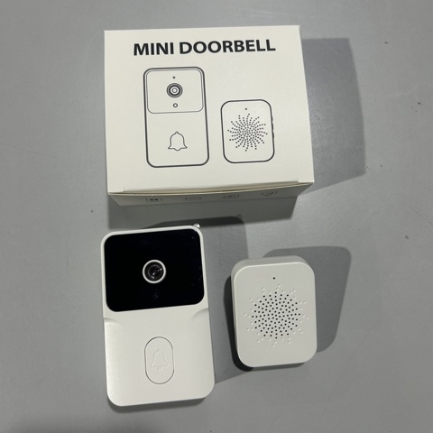 1339804-8 Video doorbell, 2 pcs, wireless with long battery life and cloud storage